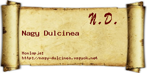 Nagy Dulcinea névjegykártya